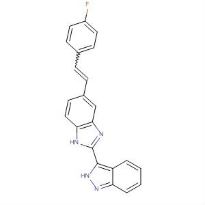 518356-46-2  1H-Benzimidazole, 5-[2-(4-fluorophenyl)ethenyl]-2-(2H-indazol-3-yl)-