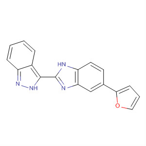 518356-50-8  1H-Benzimidazole, 5-(2-furanyl)-2-(2H-indazol-3-yl)-
