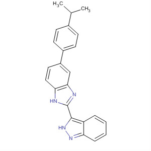 518356-51-9  1H-Benzimidazole, 2-(2H-indazol-3-yl)-5-[4-(1-methylethyl)phenyl]-