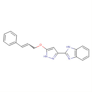 518356-82-6  1H-Benzimidazole, 2-[5-[(3-phenyl-2-propenyl)oxy]-1H-pyrazol-3-yl]-