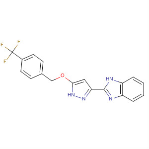 518356-87-1  1H-Benzimidazole,2-[5-[[4-(trifluoromethyl)phenyl]methoxy]-1H-pyrazol-3-yl]-