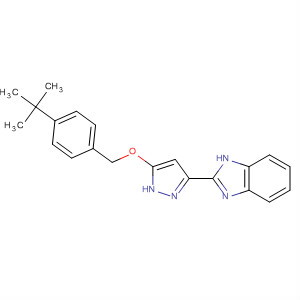 518356-90-6  1H-Benzimidazole,2-[5-[[4-(1,1-dimethylethyl)phenyl]methoxy]-1H-pyrazol-3-yl]-