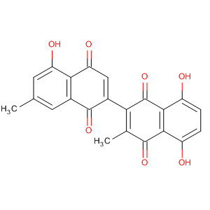 51876-12-1  [2,2'-Binaphthalene]-1,1',4,4'-tetrone, 5,5',8-trihydroxy-3,7'-dimethyl-