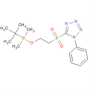 519013-65-1  1H-Tetrazole,5-[[2-[[(1,1-dimethylethyl)dimethylsilyl]oxy]ethyl]sulfonyl]-1-phenyl-