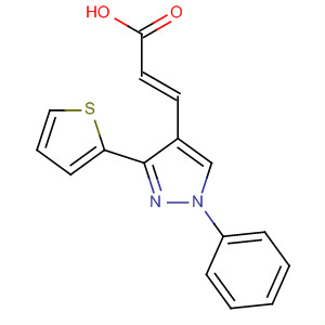 519137-44-1  2-Propenoic acid, 3-[1-phenyl-3-(2-thienyl)-1H-pyrazol-4-yl]-, (2E)-