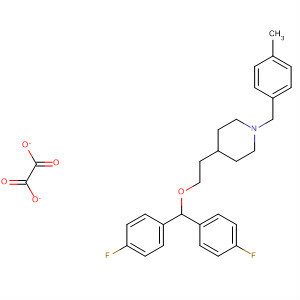 519163-04-3  Piperidine,4-[2-[bis(4-fluorophenyl)methoxy]ethyl]-1-[(4-methylphenyl)methyl]-,ethanedioate (1:1)