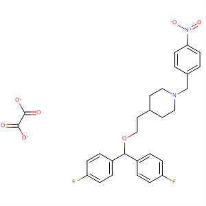 519163-18-9  Piperidine,4-[2-[bis(4-fluorophenyl)methoxy]ethyl]-1-[(4-nitrophenyl)methyl]-,ethanedioate (1:1)