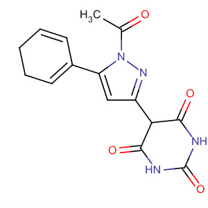 519163-65-6  1H-Pyrazole,1-acetyl-3-(hexahydro-2,4,6-trioxo-5-pyrimidinyl)-4,5-dihydro-5-phenyl-