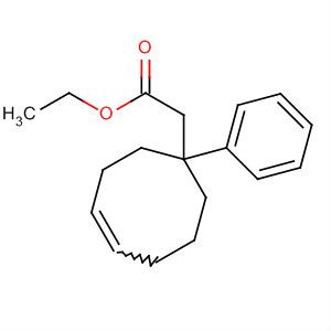 51953-83-4  4-Cyclooctene-1-acetic acid, 1-phenyl-, ethyl ester 51953-83-4  4-Cyclooctene-1-acetic acid, 1-phenyl-, ethyl ester