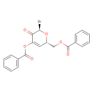 52080-43-0  2H-Pyran-3(6H)-one, 4-(benzoyloxy)-6-[(benzoyloxy)methyl]-2-bromo-,(2R,6S)-