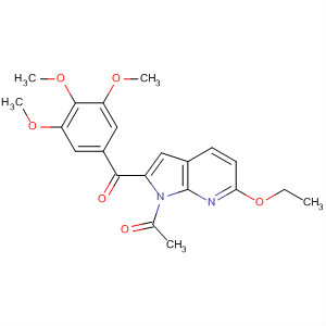 521309-98-8  1H-Pyrrolo[2,3-b]pyridine,1-acetyl-6-ethoxy-2-(3,4,5-trimethoxybenzoyl)-