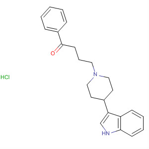 52157-88-7  1-Butanone, 4-[4-(1H-indol-3-yl)-1-piperidinyl]-1-phenyl-,monohydrochloride