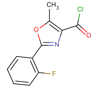 52169-88-7  4-Oxazolecarbonyl chloride, 2-(2-fluorophenyl)-5-methyl- 52169-88-7  4-Oxazolecarbonyl chloride, 2-(2-fluorophenyl)-5-methyl-