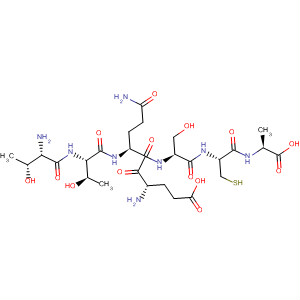 521919-20-0  L-Alanine,L-threonyl-L-threonyl-L-a-glutamyl-L-glutaminyl-L-seryl-L-cysteinyl-