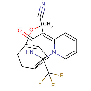522628-61-1  1H-Pyrido[1,2-c]pyrimidine-4-carbonitrile,2,3-dihydro-1-(4-methoxyphenyl)-3-oxo-1-(trifluoromethyl)-