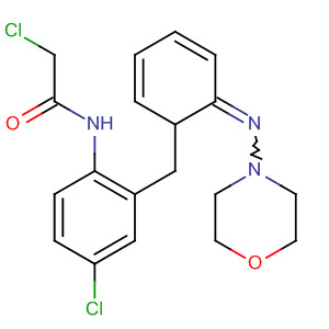 52335-13-4  Acetamide,2-chloro-N-[4-chloro-2-[(4-morpholinylimino)phenylmethyl]phenyl]-