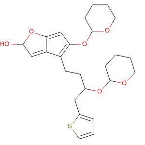 52344-51-1  2H-Cyclopenta[b]furan-2-ol,hexahydro-5-[(tetrahydro-2H-pyran-2-yl)oxy]-4-[3-[(tetrahydro-2H-pyran-2-yl)oxy]-4-(2-thienyl)butyl]-