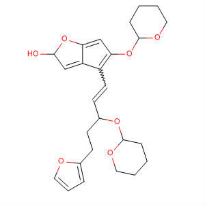 52344-54-4  2H-Cyclopenta[b]furan-2-ol,4-[5-(2-furanyl)-3-[(tetrahydro-2H-pyran-2-yl)oxy]-1-pentenyl]hexahydro-5-[(tetrahydro-2H-pyran-2-yl)oxy]-