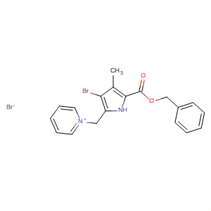 52459-56-0  Pyridinium,1-[[3-bromo-4-methyl-5-[(phenylmethoxy)carbonyl]-1H-pyrrol-2-yl]methyl]-, bromide