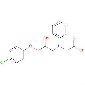 52461-60-6  Glycine, N-[3-(4-chlorophenoxy)-2-hydroxypropyl]-N-phenyl-