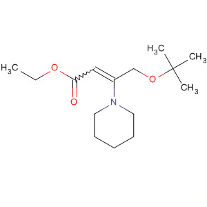 524729-61-1  2-Butenoic acid, 4-(1,1-dimethylethoxy)-3-(1-piperidinyl)-, ethyl ester