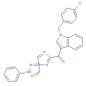501659-85-4  1H-Imidazole-4-carboxaldehyde,2-[[1-[(4-chlorophenyl)methyl]-1H-indol-3-yl]carbonyl]-,4-(phenylhydrazone)