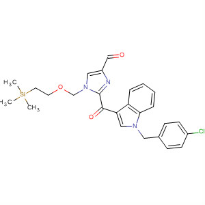 501660-46-4  1H-Imidazole-4-carboxaldehyde,2-[[1-[(4-chlorophenyl)methyl]-1H-indol-3-yl]carbonyl]-1-[[2-(trimethylsilyl)ethoxy]methyl]-