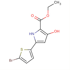 501677-32-3  1H-Pyrrole-2-carboxylic acid, 5-(5-bromo-2-thienyl)-3-hydroxy-, ethylester