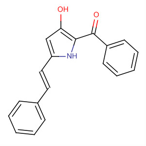 501677-34-5  Methanone, [3-hydroxy-5-[(1E)-2-phenylethenyl]-1H-pyrrol-2-yl]phenyl-
