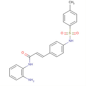 501683-07-4  2-Propenamide,N-(2-aminophenyl)-3-[4-[[(4-methylphenyl)sulfonyl]amino]phenyl]-, (2E)-