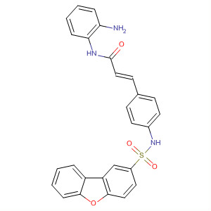 501683-13-2  2-Propenamide,N-(2-aminophenyl)-3-[4-[(2-dibenzofuranylsulfonyl)amino]phenyl]-, (2E)-