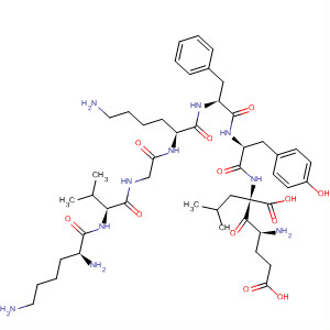 501684-08-8  L-Leucine, L-lysyl-L-valylglycyl-L-lysyl-L-phenylalanyl-L-tyrosyl-L-a-glutamyl-
