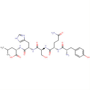 501690-76-2  L-Leucine, L-tyrosyl-L-glutaminyl-L-seryl-L-histidyl-