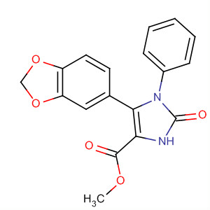 501691-21-0  1H-Imidazole-4-carboxylic acid,5-(1,3-benzodioxol-5-yl)-2,3-dihydro-2-oxo-1-phenyl-, methyl ester