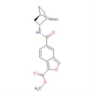 501893-85-2  2-Benzofurancarboxylic acid,5-[[(1S,2R,4R)-7-azabicyclo[2.2.1]hept-2-ylamino]carbonyl]-, methylester