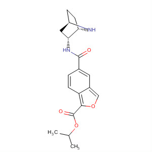 501893-86-3  2-Benzofurancarboxylic acid,5-[[(1S,2R,4R)-7-azabicyclo[2.2.1]hept-2-ylamino]carbonyl]-,1-methylethyl ester