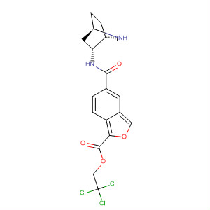501893-87-4  2-Benzofurancarboxylic acid,5-[[(1S,2R,4R)-7-azabicyclo[2.2.1]hept-2-ylamino]carbonyl]-,2,2,2-trichloroethyl ester