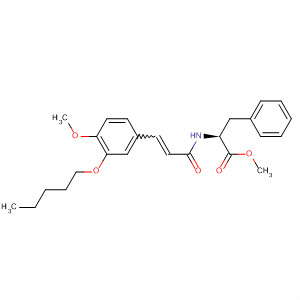 501926-56-3  L-Phenylalanine,N-[3-[4-methoxy-3-(pentyloxy)phenyl]-1-oxo-2-propenyl]-, methyl ester