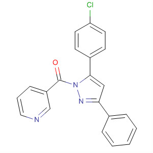 501928-93-4  1H-Pyrazole, 5-(4-chlorophenyl)-3-phenyl-1-(3-pyridinylcarbonyl)-