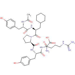 501937-54-8  L-Argininamide, N-acetyl-D-tyrosyl-3-cyclohexyl-L-alanyl-D-prolyl-D-tyrosyl-