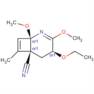 501956-02-1  2-Azabicyclo[4.2.0]octa-2,7-diene-6-carbonitrile,4-ethoxy-1,3-dimethoxy-7-methyl-, (1R,4S,6R)-rel-