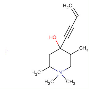 502131-67-1  Piperidinium, 4-(3-buten-1-ynyl)-4-hydroxy-1,1,2,5-tetramethyl-, iodide