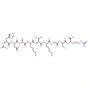 502147-03-7  L-Arginine,N-acetyl-L-histidyl-L-asparaginyl-L-alanyl-L-lysyl-L-threonyl-D-lysylglycyl-D-cysteinyl-