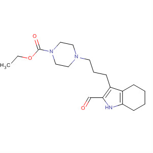 502157-05-3  1-Piperazinecarboxylic acid,4-[3-(2-formyl-4,5,6,7-tetrahydro-1H-indol-3-yl)propyl]-, ethyl ester