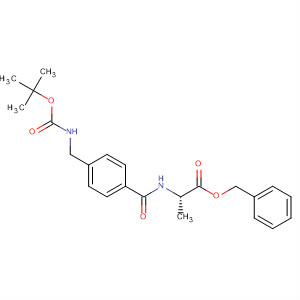 502158-10-3  L-Alanine, N-[4-[[[(1,1-dimethylethoxy)carbonyl]amino]methyl]benzoyl]-,phenylmethyl ester