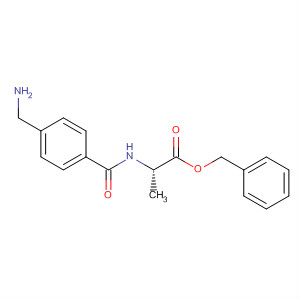 502158-11-4  L-Alanine, N-[4-(aminomethyl)benzoyl]-, phenylmethyl ester