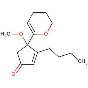 502161-65-1  2-Cyclopenten-1-one, 3-butyl-4-(3,4-dihydro-2H-pyran-6-yl)-4-methoxy-