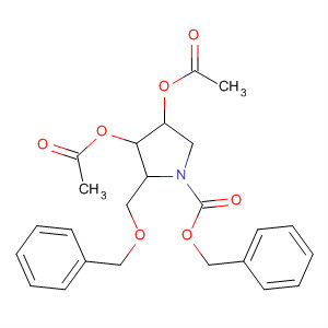 502162-59-6  1-Pyrrolidinecarboxylic acid,3,4-bis(acetyloxy)-2-[(phenylmethoxy)methyl]-, phenylmethyl ester,(2R,3R,4S)-