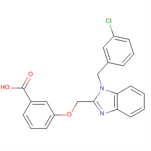 502175-51-1  Benzoic acid,3-[[1-[(3-chlorophenyl)methyl]-1H-benzimidazol-2-yl]methoxy]-