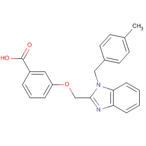 502175-52-2  Benzoic acid,3-[[1-[(4-methylphenyl)methyl]-1H-benzimidazol-2-yl]methoxy]-